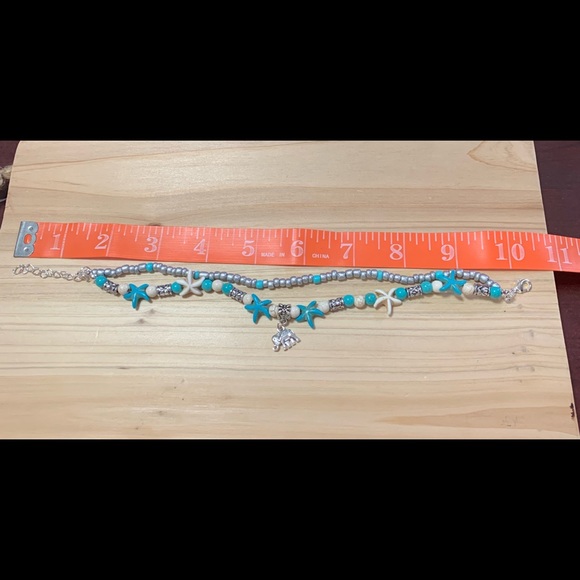 Anklets for Women Elephant and starfish Multi Layer Anklet Leg Foot - Picture 2 of 7